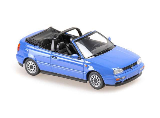 VW Golf 3 コンバーチブル 1997 ブルー / Minichamps 1/43 ミニカー