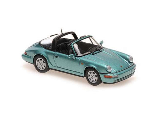 1991 Porsche 911 タルガ (964) グリーンメタリック/Maxichamps 1/43ミニカー