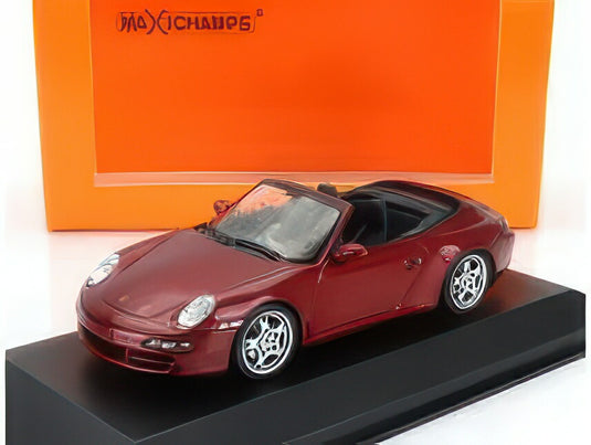 PORSCHE 911 997 CARRERA S CABRIOLET 2005 RED MET/MINICHAMPS 1/43ミニカー
