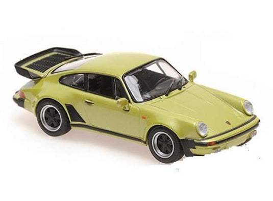 Porsche 911 Turbo 3.3 930 1977 グリーンメタリック/ Maxichamps 1/43 ミニカー