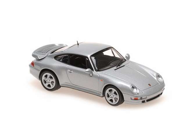 1995 Porsche 911 ターボ (993) シルバー/Maxichamps 1/43ミニカー