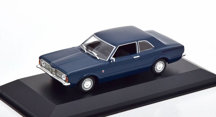 フォード タウナス 1970 ダークブルー Maxichampsコレクション/ MINICHAMPS 1/43 ミニカー