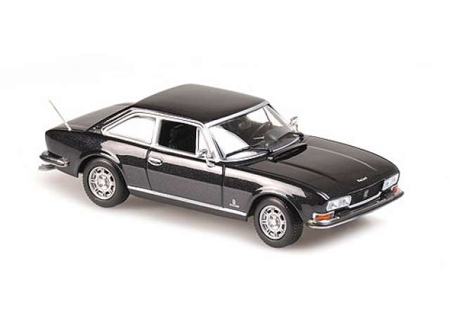 1976 Peugeot 504 クーペ、アンスラサイト/ Maxichamps 1/43 ミニカー