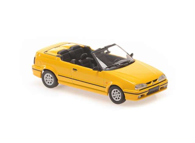 1992 Renault 19 カブリオレ イエロー/Maxichamps 1/43ミニカー