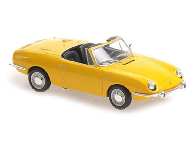 1968 Fiat 850 スポーツスパイダー イエロー/Maxichamps 1/43ミニカー