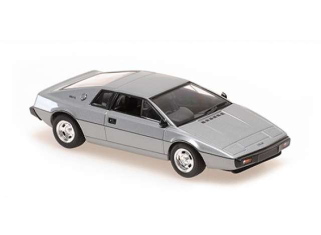 1978 Lotus Esprit Turbo、シルバー/ Maxichamps 1/43 ミニカー