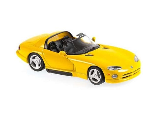 1993 ダッジ バイパー ロードスター イエロー Dodge Viper Roadster / Maxichamps 1/43 ミニカー
