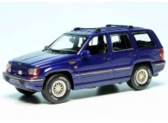 1995 Jeep Grand Cherokee、ダークブルーメタリック/ Maxichamps 1/43 ミニカー