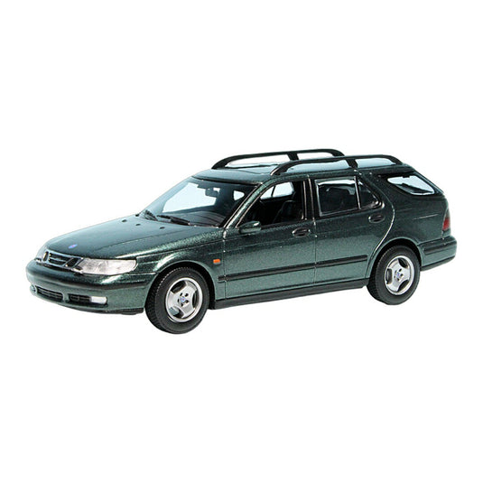 Saabサーブ 9-5 Station Wagon 1999 ダークグリーン / Minichamps 1/43 ミニカー