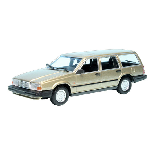 Volvoボルボ 740 GL Break 1986 ゴールド / Minichamps 1/43 ミニカー