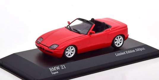 BMW Z1 E34 1991 レッド 500台限定/ MINICHAMPS 1/43 ミニカー