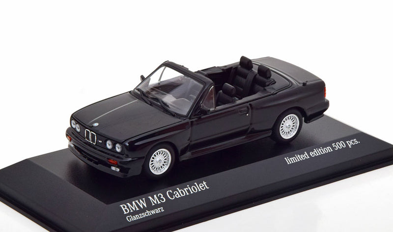 ギャラリービューアに画像をロードする, BMW M3 E30 カブリオレ 1980 限定500個/ MINICHAMPS 1/43 ミニカー
