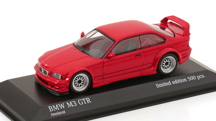 BMW M3 GTR E36 1993 レッド 500台限定/ MINICHAMPS 1/43 ミニカー