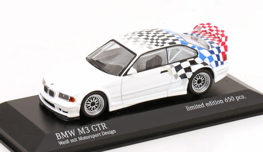 BMW M3 GTR E36 1993 ホワイト モータースポーツデザイン 650台限定/ MINICHAMPS 1/43 ミニカー