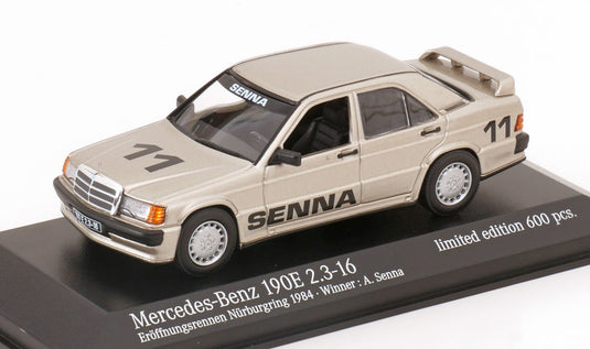 メルセデス 190E 2.3-16 開幕戦 1984 セナ 600台限定/ MINICHAMPS 1/43 ミニカー