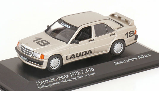 メルセデス 190E 2.3-16 開幕戦 1984 ラウダ 400台限定/ MINICHAMPS 1/43 ミニカー