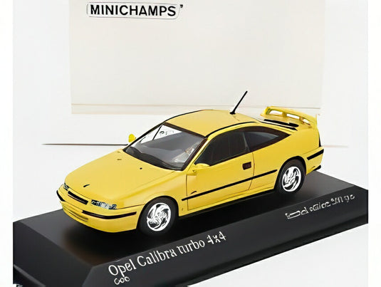 オペル - カリブラ ターボ 4x4 1989 - イエロー/ MINICHAMPS 1/43 500台限定ミニカー