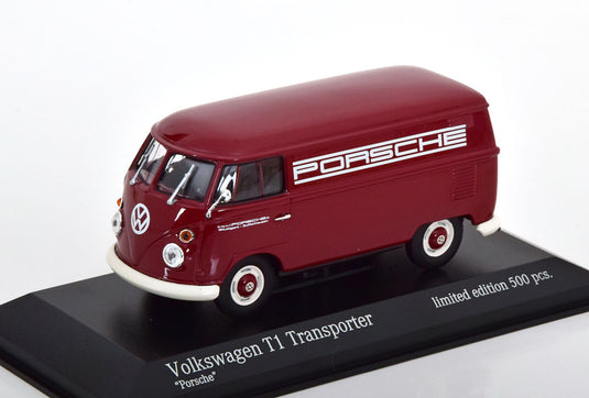 VW T1 トランスポーター ポルシェ 1963 500台限定/ MINICHAMPS 1/43 ミニカー