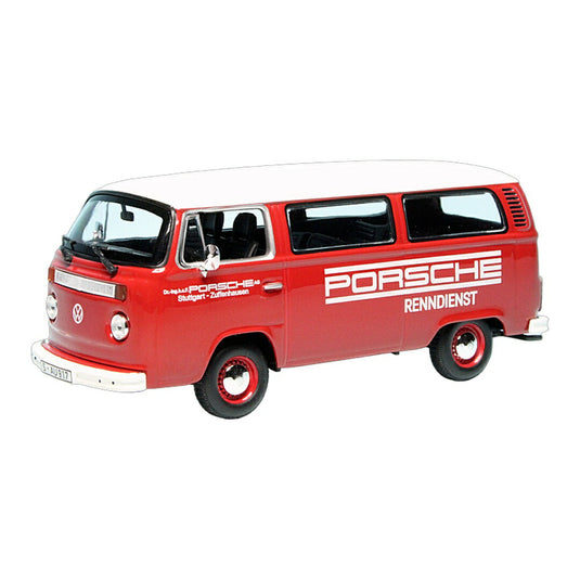 VWフォルクスワーゲン T2b Bus 1972 Porscheポルシェ Renndienst レッド 504台限定 / Minichamps 1/43 ミニカー