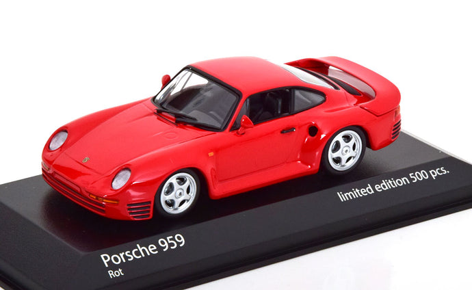 ポルシェ 959 1987 レッド 500台限定/ MINICHAMPS 1/43 ミニカー