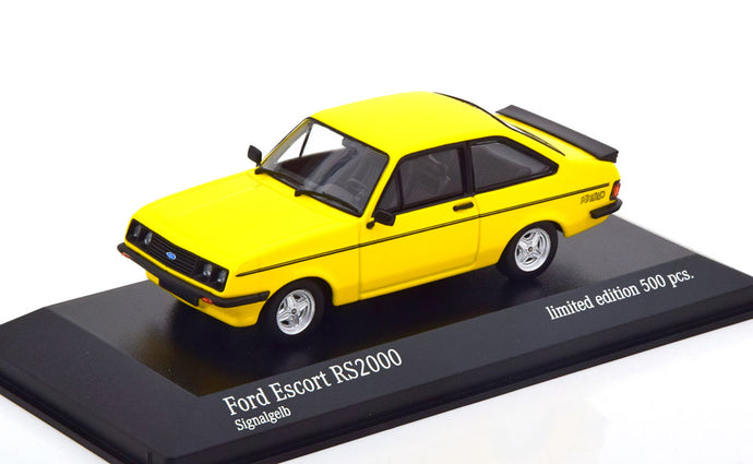 フォード エスコート RS 2000 1976 イエロー/ブラック 500台限定 Modelissimo限定/ MINICHAMPS 1/43 ミニカー