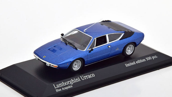 ランボルギーニ ウラッコ 1974 ブルーメタリック 500台限定/ MINICHAMPS 1/43 ミニカー