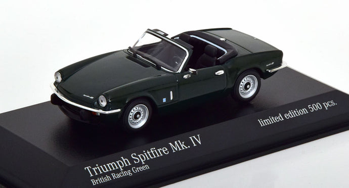 トライアンフ スピットファイア MK4 ロードスター 1972 ダークグリーン 500台限定/ MINICHAMPS 1/43 ミニカー