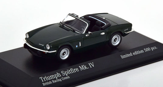 トライアンフ スピットファイア MK4 ロードスター 1972 ダークグリーン 500台限定/ MINICHAMPS 1/43 ミニカー