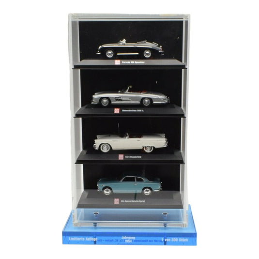 Auto Bild 50周年記念 2004 モデルカーセット ポルシェ356 メルセデスベンツ300SL フォードサンダーバード / MINICHAMPS 1/43 ミニカー