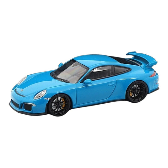 Porscheポルシェ 911 991 GT3 リビエラブルー ブラックホイール / MINICHAMPS 1/43 ミニカー