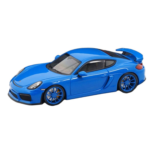 Porscheポルシェ Cayman GT4 ブードゥーブルー 海外限定 / MINICHAMPS 1/43 ミニカー