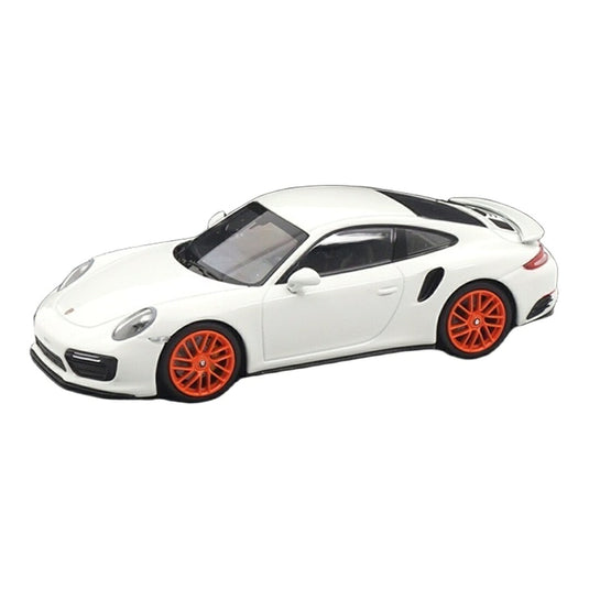 Porscheポルシェ 911 991 II Turbo S ホワイト/オレンジ 海外限定 / MINICHAMPS 1/43 ミニカー