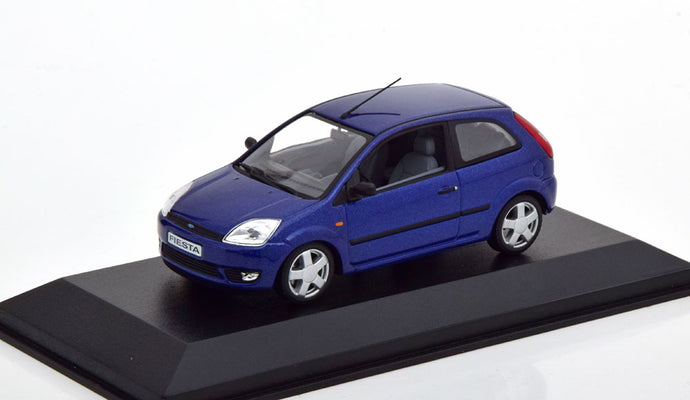 フォード フィエスタ 3ドア 2001 ブルーメタリック フォード特別版/ MINICHAMPS 1/43 ミニカー