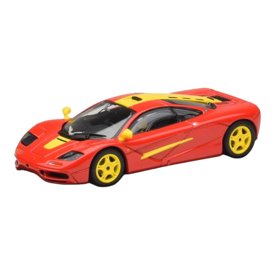 McLarenマクラーレン F1 レッド イエローライン 1990年代 / MINICHAMPS 1/43 ミニカー