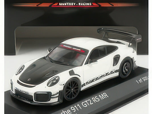 PORSCHE 911 9912 GT2 RS MR TEAM MANTHEY RACING 2018 WHITE BLACK/MINICHAMPS 1/43ミニカー