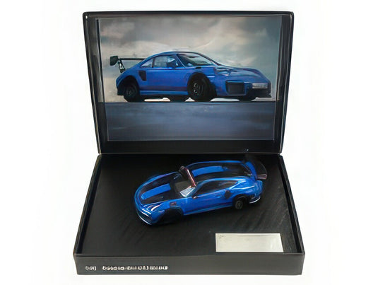 PORSCHE 911 9912 GT2 RS MR TEAM MANTHEY RACING 2018 BLUE BLACK/MINICHAMPS 1/43ミニカー