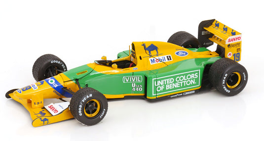 Benettonベネトン B192 1992 Schumacherシューマッハ / MINICHAMPS 1/18 ミニカー