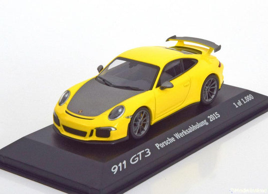 ポルシェ911 991 GT3 2015 イエロー / MINICHAMPS 1/43 ミニカー