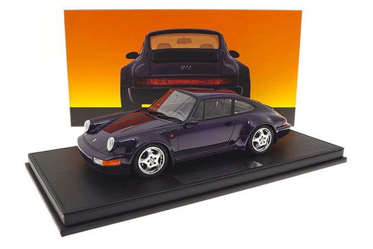Porscheポルシェ 911 964 Carrera 4 WTL 30 Jahre 911 バイオレットメタリック 海外ショップ特注 / car.tima 1/18 ミニカー