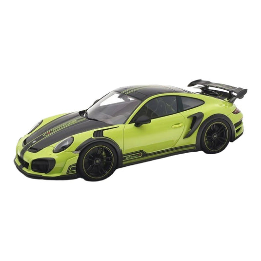 TECHART GTstreet R ライムグリーン 海外ショップ特注 / TECHART 1/18 ミニカー
