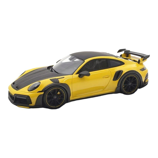TECHART GTstreet R 992 イエロー 海外ショップ特注 / TECHART 1/18 ミニカー