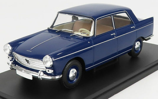 PEUGEOTプジョー 404 ベルリーヌ 1960 ブルー CARROS-INESQUECIVEIS-PORTUGAL-2021 / EDICOLA 1/24 ミニカー