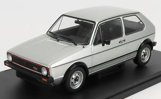 VOLKSWAGENフォルクスワーゲン ゴルフ GTI 1.6 1976 シルバー CARROS-INESQUECIVEIS-PORTUGAL-2021 / EDICOLA 1/24 ミニカー