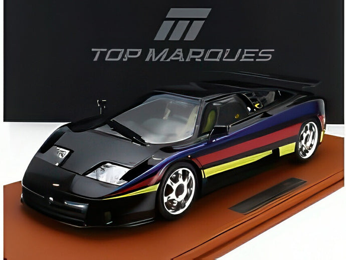 【予約】8月-10月以降発売予定BUGATTI EB110 SS 1994 ブラック/ TOPMARQUES COLLECTION 1/12 ミニカー