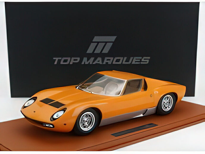 【予約】2025年発売予定LAMBORGHINI  MIURA SV 1971  MIURA ORANGE/TOPMARQUES 1/12ミニカー