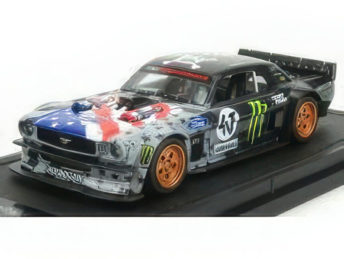 【予約】FORD USA マスタング 1965 フーニガン V2 N 43 パイクスピーク 2018 ケン・ブロック ホワイト グレー ブラック/ TOPMARQUES COLLECTION 1/43 ミニカー