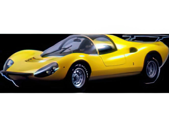 【予約】2025年発売予定FERRARI - DINO 206S COMPETIZIONE PININFARINA 1967 - YELLOW/TOPMARQUES 1/18ミニカー