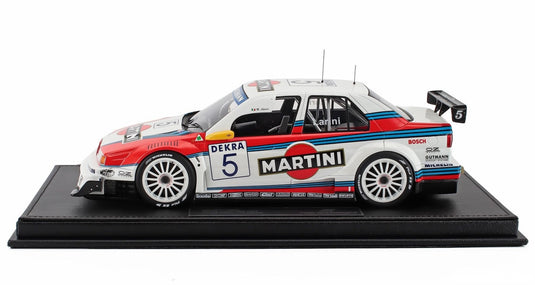 ALFA ROMEO - 155 V6 TI TEAM MARTINI RACING N 5 ITC SEASON 1996 NICOLA LARINI - WHITE RED/TOPMARQUES 1/18ミニカー