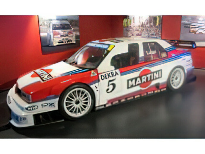 【予約】2025年発売予定ALFA ROMEO - 155 V6 TI TEAM MARTINI RACING N 5 ITC SEASON 1996 NICOLA LARINI - WHITE RED/TOPMARQUES 1/18ミニカー