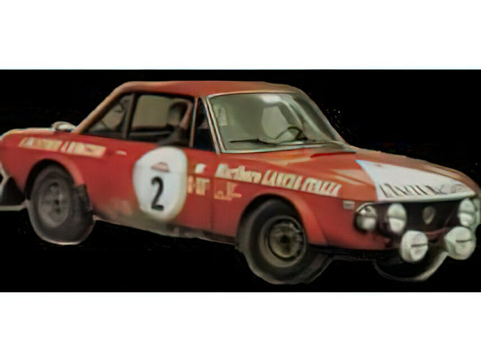 【予約】2025年発売予定LANCIA - FULVIA HF 1600 COUPE N 2 WINNER RALLY SANREMO 1972 AMILCARE BALLESTRIERI - ARNALDO BERNACCHINI - RED WHITE/TOPMARQUES 1/12ミニカー